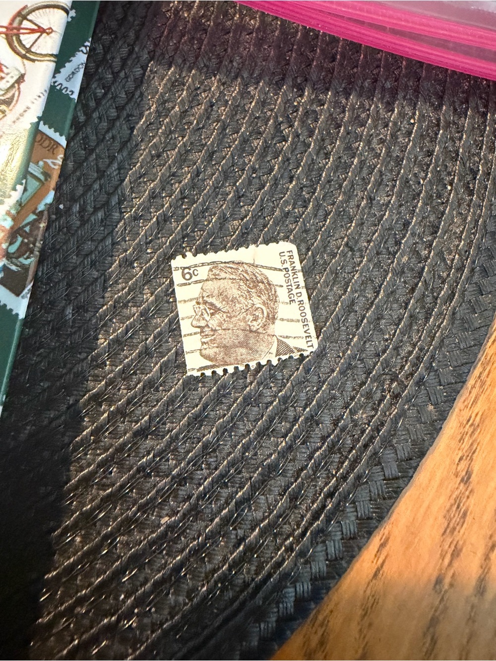Vintage Franklin D Roosevelt 6 Cent 1966 Canceled Stamp